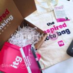 ITG welcome kit for employees with personalized corporate gifts | Kit de bienvenida ITG con artículos personalizados