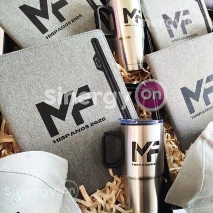 Kit corporativo premium con agenda y bolígrafo